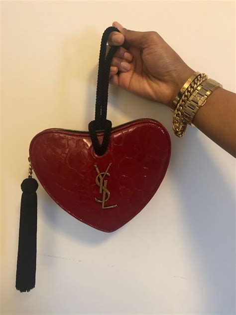 ysl gold heart bag|YSL heart bag price.